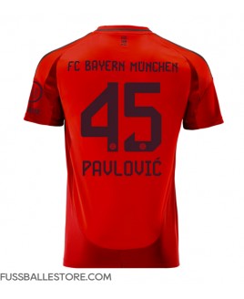 Günstige Bayern Munich Aleksandar Pavlovic #45 Heimtrikot 2024-25 Kurzarm